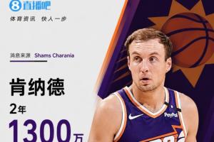 湖人队神射手离队，Shams报道：肯纳德与太阳队签下2年1300万美元合同，第二年拥有球员选项